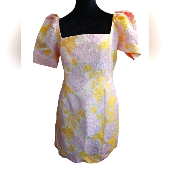 Nookie Dresses & Skirts - NWT Nookie Pink and Yellow Floral MINI Dress MED